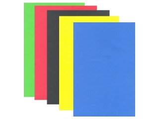 Фоамиран Апплика, 5 цветов, 5 листов, 0,7мм