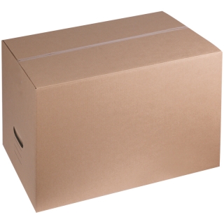 Гофрокороб для переезда 600*400*400мм, марка Т23, профиль B, вырубные ручки (упаковка 10 шт.)