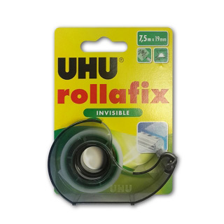 Невидимая клеящая лента UHU Rollafix Invisible 19 мм х 7.5 м