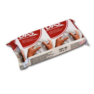 Самозатвердевающая паста для моделирования и лепки DAS FILA, белая, 150 г