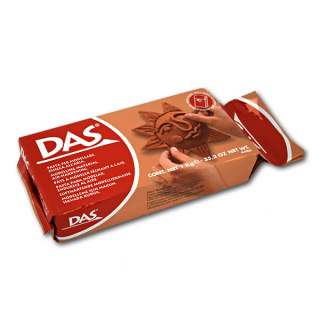 Самозатвердевающая паста для моделирования и лепки DAS FILA, белая, терракотовая, 1000 г