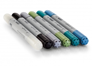 Набор маркеров Copic Ciao Sea 6 штук в пластиковой упаковке