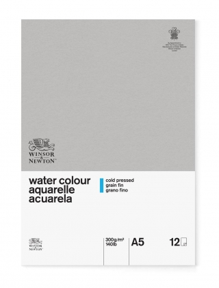 Альбом для акварели Winsor&Newton Classic 300г, 14,8*21см, 12л Фин, склейка
