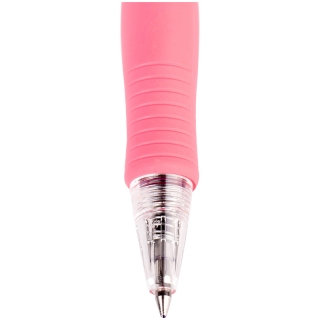 Ручка шариковая автоматическая Pilot "Super Grip" синяя, 0,7мм, толщина линии 0,32 мм, розовый грип
