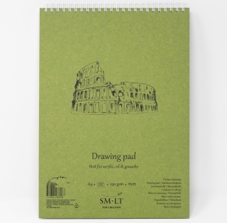 Скетчбук для акрила Authentic Acrylic SM-LT 290г/м2 A4 20 листов, спираль по короткой стороне