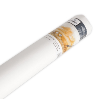 Бумага для акварели Canson Moulin du Roy 300г/кв.м (хлопок) 1.3*9.15м Торшон цвет натуральный белый в рулоне