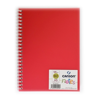 Альбом для зарисовок CANSON Notes, 120 г/м2, формат А5, 50 листов