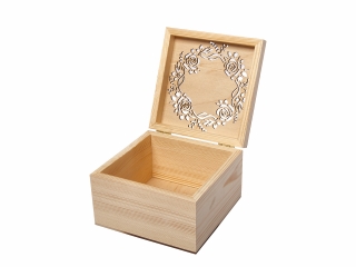 Заготовка Timberlicious для декорирования шкатулка вид 3 15х15см