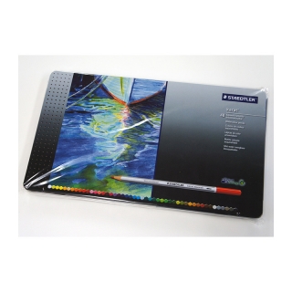 Набор цветных карандашей KARAT, акварельные, 48 цветов, металл