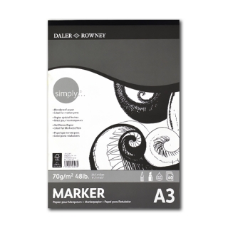 Альбом для маркеров Daler Rowney Simply, 70г/м2, 40 листов