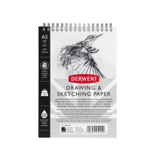 Блокнот для эскизов Derwent Sketch, 165 г/м2, формат А5, 30 листов