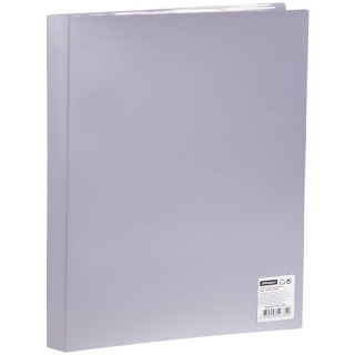 Папка с 40 вкладышами OfficeSpace, 25мм, 400мкм, серая