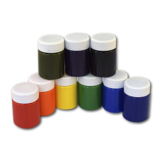 Акриловые краски по шелку и хлопку «Батик» Decola НЕВСКАЯ ПАЛИТРА, набор 9 цветов по 50 мл