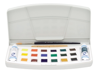 Набор акварельных красок Royal Talens Van Gogh National Gallery 18 кювет + 2 тубы в пластиковой упаковке