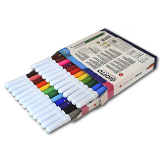 Детские утолщенные фломастеры GIOTTO Turbo Maxi FILA для рисования, набор 24 цвета