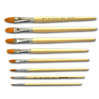 Овальные кисти синтетика «Художественные материалы», №2