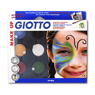 Грим-крем GIOTTO Make up FILA для фейс-арта, боди-арта и детского грима, классические цвета, 6 шт.