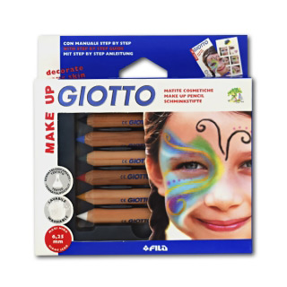 Набор карандашей для грима GIOTTO Make up Classic FILA классические цвета, 6 шт.