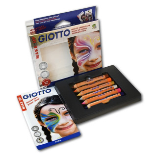 Набор карандашей для грима GIOTTO Make up Matite Glamour FILA фантазийные цвета, 6 шт.