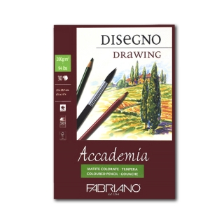 Альбом-склейка Accademia Sketching FABRIANO мелкозернистая бумага 200г/м2, А4, 30л