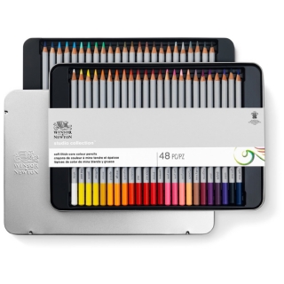 Набор карандашей Studio Collection Winsor&Newton, 48 цв., метал. коробка