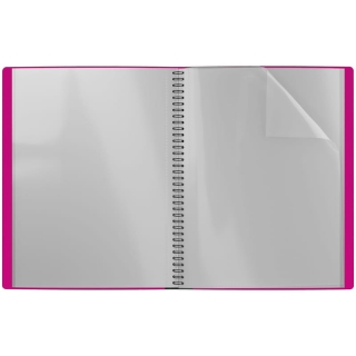 Папка с 40 вкладышами на спирали Erich Krause "Neon", ассорти