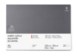 Блок для акварели Winsor&Newton Professional 300г, хлопок, 26*36см 20л Сатин
