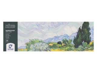 Набор акварельных красок Royal Talens Van Gogh National Gallery 24 кюветы, металлический короб