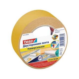 Сверхсильная двусторонняя лента Tesa, 25 м x 50 мм, белая