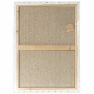 Холст на подрамнике Brauberg Art Classic, 50х70 см, грунтованный, 45% хлопок, 55% лен, среднее зерно, 190637