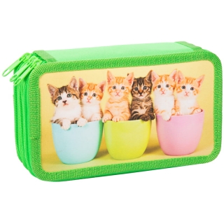 Пенал 3 отделения, 190*110 ArtSpace "Домашние питомцы", ткань