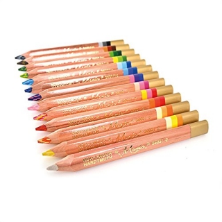 Набор карандашей с многоцветным грифелем Magic Tropical KOH-I-NOOR, утолщенные, трехгранные, 12 цветов+блендер+точилка+ластик