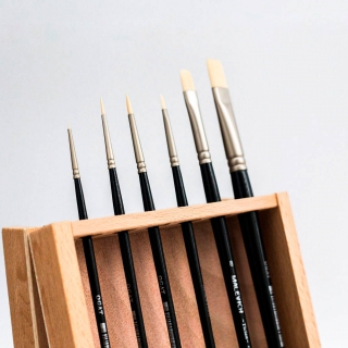 Подарочный набор с масляными красками и кистями "Тициан"