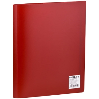 Папка с 30 вкладышами OfficeSpace, 20мм, 400мкм, красная