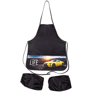Фартук с нарукавниками ArtSpace "Авто. Supercar", 2 кармана