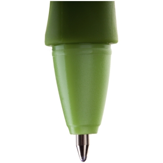 Ручка шариковая Stabilo "LeftRight" для правшей, синяя, 0,8мм, толщина линии 0,4мм, грип, зеленый корпус