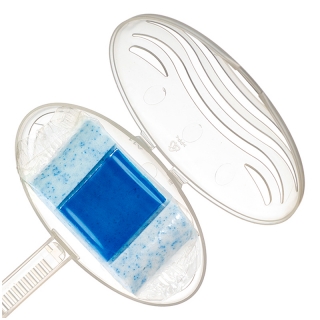 Подвесной блок для унитаза Domestos "3 в 1 Атлантик" 40г, твердый