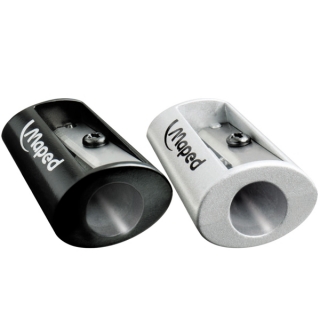 Точилка для карандашей Satellite Maped металлическая, одинарная