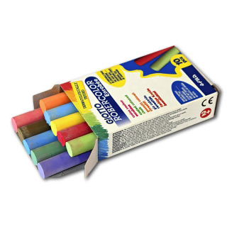 Мел цветной GIOTTO Robercolor Enrobee FILA для школьной, грифельной и тп. досок, набор 10 шт.