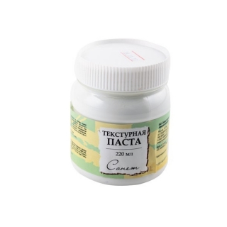 Текстурная паста для декорирования Сонет Невская Палитра, белая, 220 мл