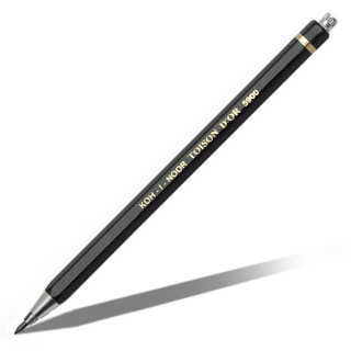 Цанговый механический карандаш KOH-I-NOOR под диаметр грифеля 2мм, без клипа, цвет корпуса черный
