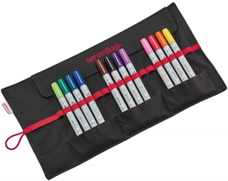 Пенал-свиток Copic senseBag на 18 предметов кремовый