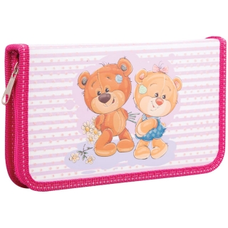 Пенал 1 отделение, 190*115 ArtSpace "Детские персонажи", ламинация, конгрев, блестки