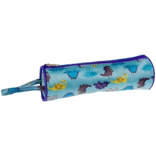 Пенал-тубус 200*60 ArtSpace "Динозаврики", полиэстер, с ручкой