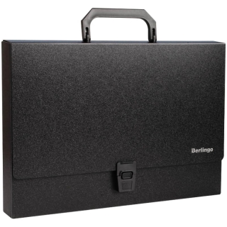 Папка-портфель 1 отделение Berlingo "Standard", A4, 370*250*40мм, 1000мкм, черная
