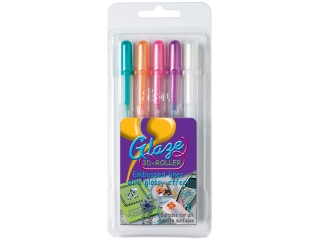 Набор гелевых ручек Sakura Glaze 5 цветов в блистере