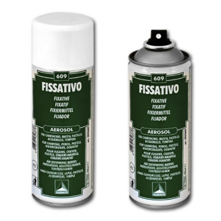 Лак-фиксатив матовый с УФ-фильтром MAIMERI для живописи и графики, аэрозоль 400 мл