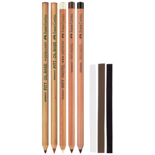 Художественный набор для графики Faber-Castell "Pitt Monochrome", 9 предметов, блистер