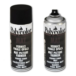 Лак покрывной матовый Polycolor MAIMERI для живописи, аэрозоль 400 мл