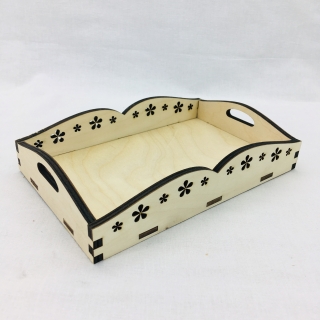 Заготовка Timberlicious для декорирования поднос деревянный 13х20х4см